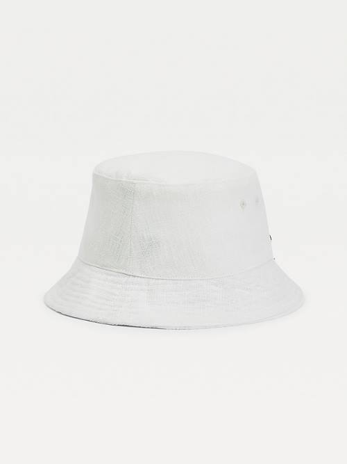 Tommy Hilfiger TOMMYXINDYA Linen Bucket Ženske Kapa Modra | TH209QBC