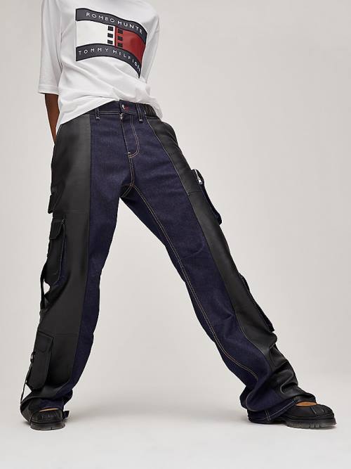 Tommy Hilfiger TOMMYXROMEO Dual-Gender Jeans Ženske Hlače Modra | TH023PSZ