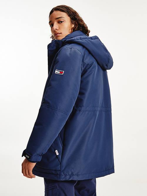 Tommy Hilfiger Tech Padded Parka Moški Jakne Modra | TH380HCS