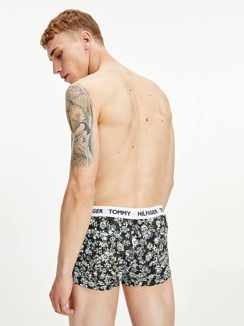 Tommy Hilfiger Tommy 85 Stretch Cotton Logo Trunks Moški Spodnje Perilo Bela | TH653BCK