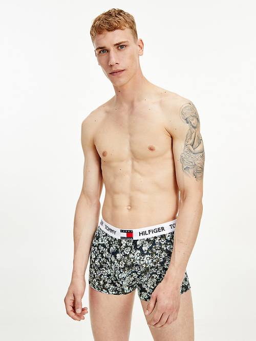 Tommy Hilfiger Tommy 85 Stretch Cotton Logo Trunks Moški Spodnje Perilo Bela | TH653BCK