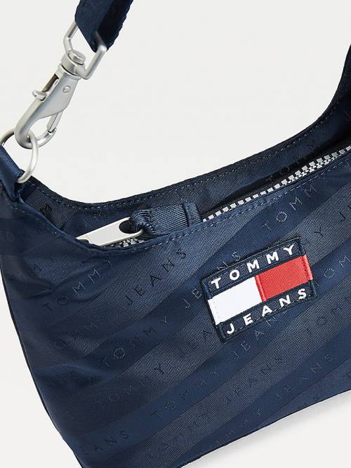 Tommy Hilfiger Tommy Badge Shoulder Ženske Torbice Modra | TH153CEB