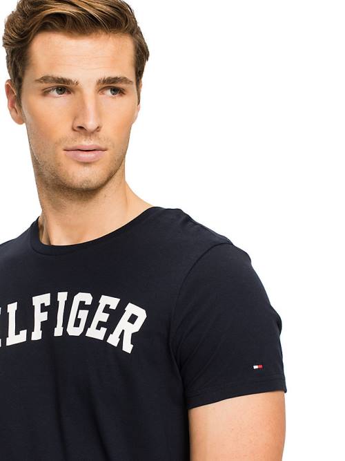 Tommy Hilfiger Tommy Hilfiger Logo Moški Pižama Modra | TH810AKE