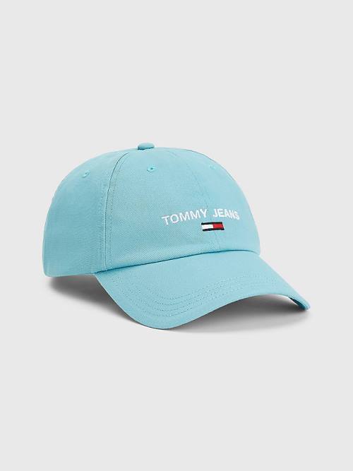 Tommy Hilfiger Tommy Jeans Flag Cap Moški Kapa Modra | TH371FRD