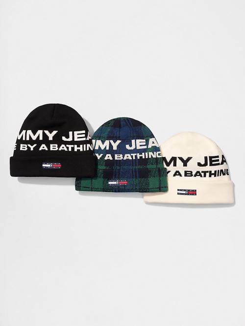 Tommy Hilfiger Tommy X AAPE Beanie Moški Kapa Črna | TH029PSJ