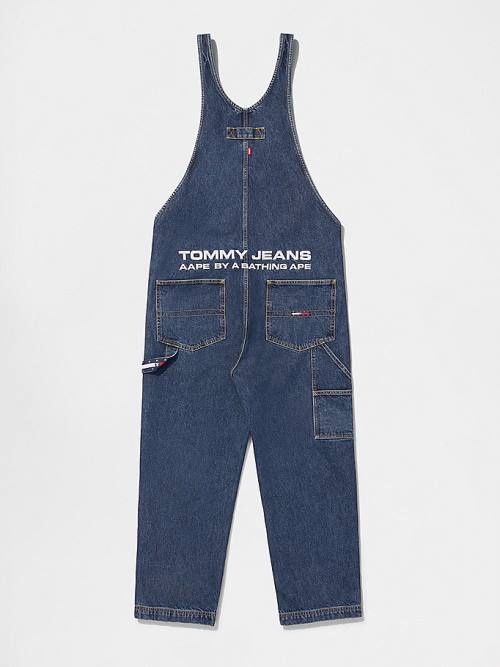 Tommy Hilfiger Tommy X AAPE Denim Dungarees Moški Kavbojke Denim | TH425BXD