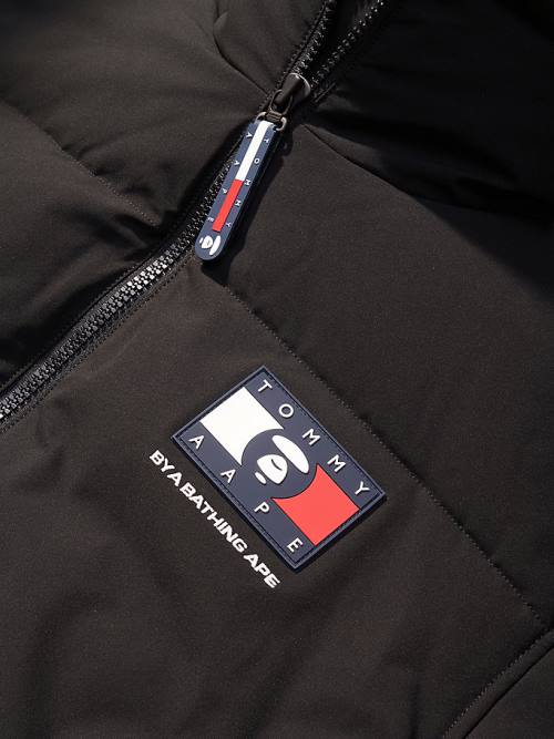 Tommy Hilfiger Tommy X AAPE Exclusive Puffer Moški Jakne Črna | TH156BOD