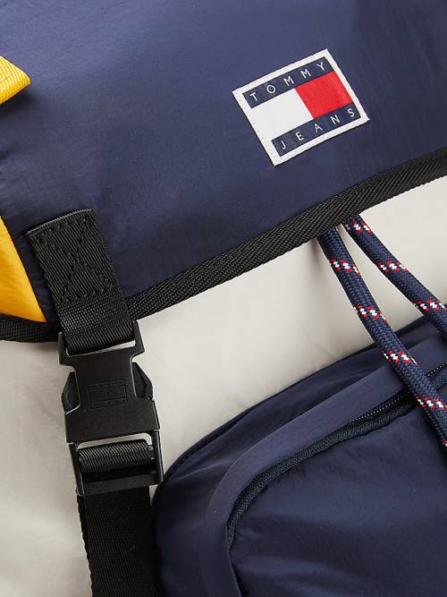 Tommy Hilfiger Travel Flap Backpack Moški Torbice Modra | TH568BEP