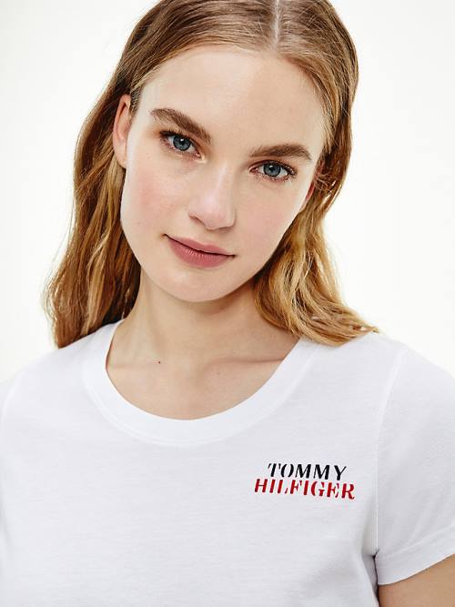 Tommy Hilfiger Ultra Soft Lounge Ženske Majice Bela | TH182JAT