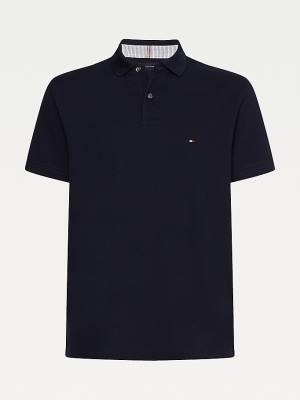 Tommy Hilfiger 1985 Essential TH Flex Moški Polo Majica Modra | TH267RON