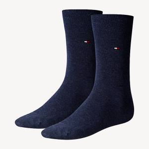 Tommy Hilfiger 2-Pack Classic Moški Nogavice Modra | TH034CJE