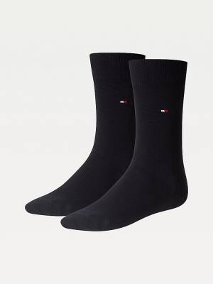 Tommy Hilfiger 2-Pack Classic Moški Nogavice Modra | TH195JZI