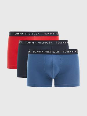 Tommy Hilfiger 3-Pack Logo Waistband Trunks Moški Spodnje Perilo Vijolična | TH251HVC