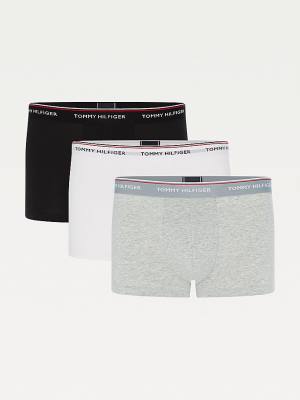 Tommy Hilfiger 3-Pack Premium Logo Waistband Trunks Moški Spodnje Perilo Siva | TH582ZRT