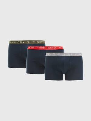 Tommy Hilfiger 3-Pack Repeat Logo Trunks Moški Spodnje Perilo Rjav | TH062FCH