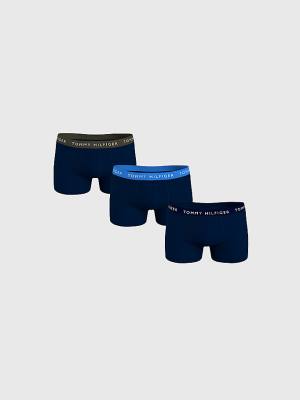 Tommy Hilfiger 3-Pack Repeat Logo Trunks Moški Spodnje Perilo Vijolična | TH140LTA