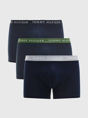 Tommy Hilfiger 3-Pack Repeat Logo Trunks Moški Spodnje Perilo Oranžna | TH591LAY