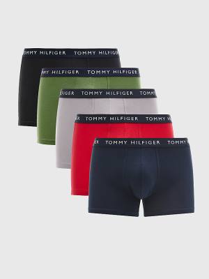 Tommy Hilfiger 5-Pack Logo Waistband Trunks Moški Spodnje Perilo Oranžna | TH498BAO