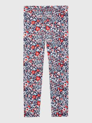 Tommy Hilfiger Adaptive Floral Print Leggings Dekleta Hlače Multi | TH287AQC