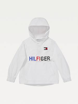 Tommy Hilfiger Adaptive Popover Anorak Fantje Jakne Bela | TH752GPR