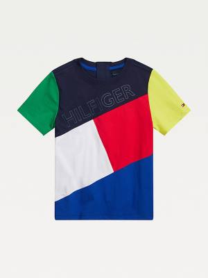 Tommy Hilfiger Adaptive Seated Fit Long Sleeve Fantje Majice Multi | TH894YSL