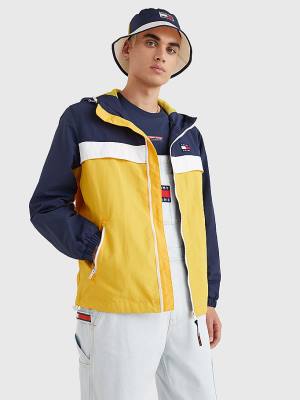 Tommy Hilfiger Badge Chicago Windbreaker Moški Jakne Rumena | TH680JPN