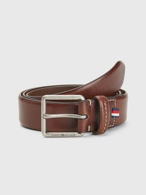 Tommy Hilfiger Casual Leather Essential Moški Pas Za Hlače Črna | TH073VSJ