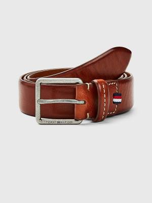 Tommy Hilfiger Casual Leather Essential Moški Pas Za Hlače Rjav | TH657PAB