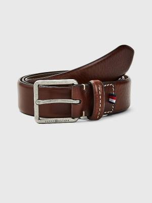 Tommy Hilfiger Casual Leather Essential Moški Pas Za Hlače Rjav | TH709ZIK