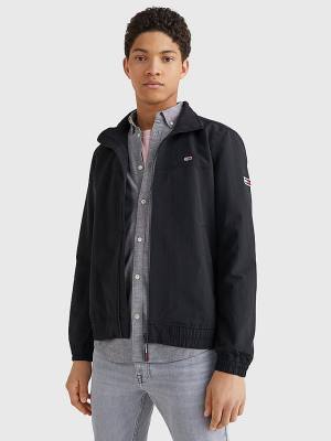 Tommy Hilfiger Classics Bomber Moški Jakne Črna | TH629LSJ