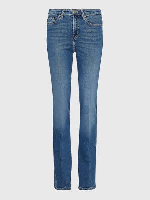 Tommy Hilfiger Curve Mid Rise Bootcut Ženske Kavbojke Denim | TH407MZF