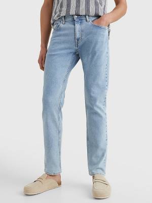 Tommy Hilfiger Denton Straight Faded Moški Kavbojke Denim | TH590KCB