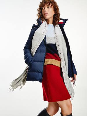 Tommy Hilfiger Elevated Gradient Wool Ženske Šal Siva | TH248EJP