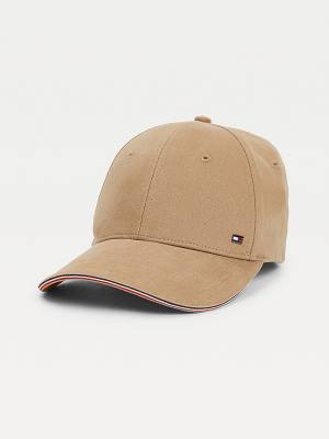 Tommy Hilfiger Elevated Signature Cap Moški Kapa Bež | TH273JSZ