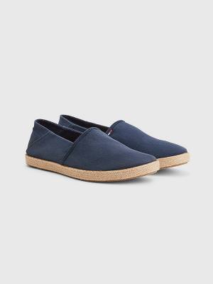 Tommy Hilfiger Essential Espadrilles Moški Casual Čevlji Modra | TH687JYT