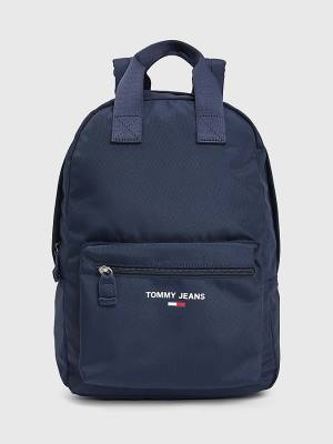 Tommy Hilfiger Essential Logo Backpack Ženske Torbice Modra | TH071VEL