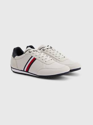 Tommy Hilfiger Essential Mesh Signature Tape Moški Superge Siva | TH127BAP