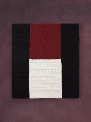 Tommy Hilfiger Flag Icon Colour-Blocked Blanket Ženske Šal Modra | TH304QPN