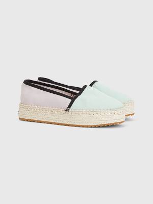 Tommy Hilfiger Flatform Espadrilles Ženske Loafers Modra | TH105BUM