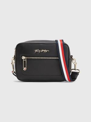 Tommy Hilfiger Iconic Camera Ženske Torbice Črna | TH247JKI