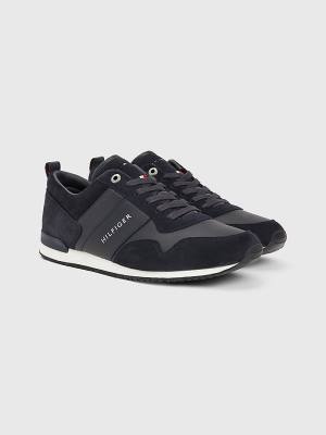 Tommy Hilfiger Iconic Lace-Up Moški Superge Modra | TH613BCU