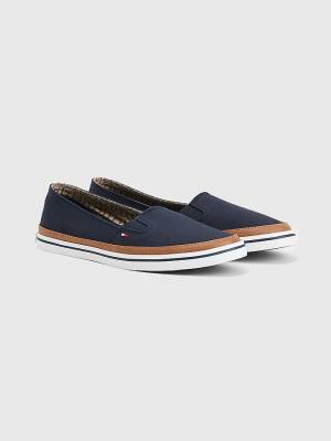 Tommy Hilfiger Iconic Slip-On Ženske Superge Modra | TH190PFY