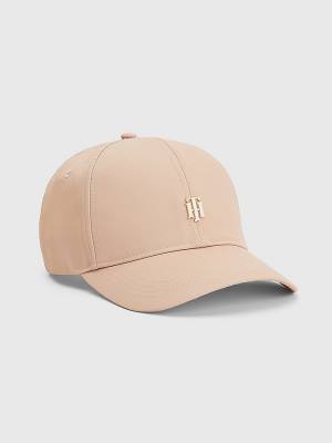 Tommy Hilfiger Interlock Plaque Cap Ženske Kapa Bež | TH825EUK