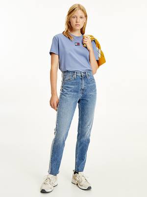 Tommy Hilfiger Izzie High Rise Slim Hemp Ankle Ženske Kavbojke Denim | TH056AMQ