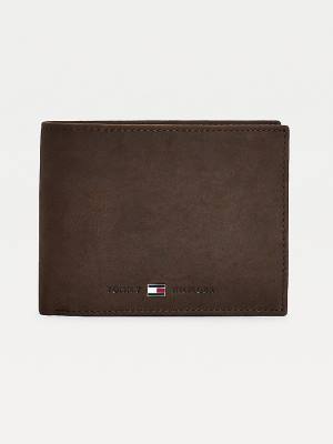 Tommy Hilfiger Leather Credit Card Moški Denarnice Rjav | TH308JUA