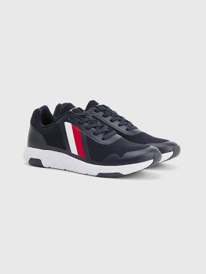 Tommy Hilfiger Lightweight Knit Moški Superge Modra | TH869VJK