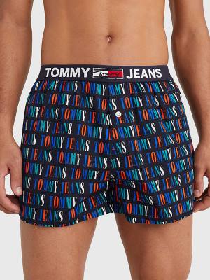 Tommy Hilfiger Logo Waistband Boxer Shorts Moški Spodnje Perilo Bež | TH721TBH