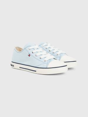 Tommy Hilfiger Low-Top Fantje Superge Modra | TH837RVP