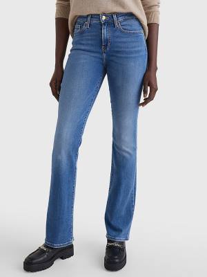 Tommy Hilfiger Mid Rise Bootcut Ženske Kavbojke Denim | TH729DTO