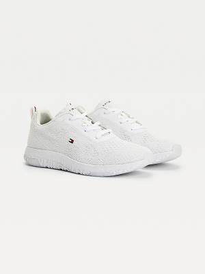 Tommy Hilfiger Modern Lightweight Mesh Moški Superge Bela | TH207CLS